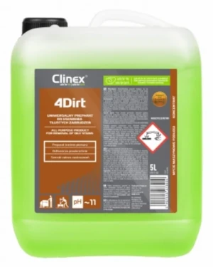 Płyn do usuwania tłustych zabrudzeń 5 litrów 4Dirt Clinex