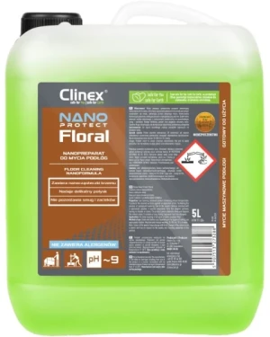 Płyn do mycia podłóg 5 litrów Nano Protect Floral Clinex