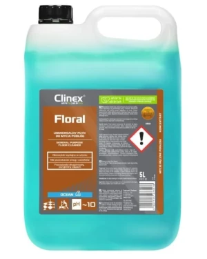 Płyn do mycia podłóg uniwersalny 5 litrów Floral Ocean Clinex
