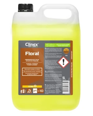 Płyn do mycia podłóg uniwersalny cytrynowy 5 litrów Floral Blush Clinex