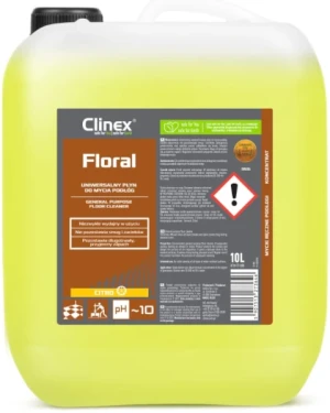 Płyn do mycia podłóg uniwersalny cytrynowy 10 litrów Floral Blush Clinex