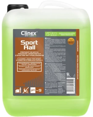 Płyn do parkietów na halach sportowych 10 litrów SportHall Clinex