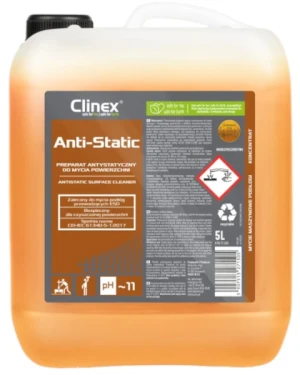 Preparat antystatyczny do mycia powierzchni 5 litrów Anit-Static Clinex