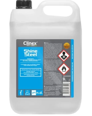 Płyn nabłyszczający do stali nierdzewnej 5 litrów Clinex Shine Steel