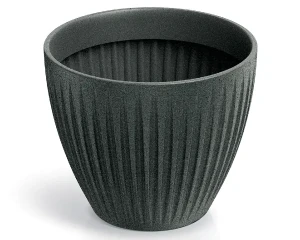 Donica ogrodowa grafit 30 cm Latia Round
