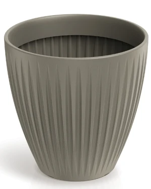 Donica ozdobna mocca 40 cm Latia Round Midl