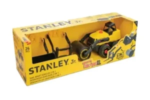 Koparka, Walec, Wózek widłowy Zestaw 3w1 dla dzieci Stanley Junior