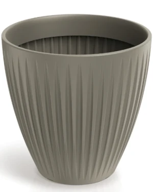 Donica ozdobna mocca 48 cm Latia Round Midl
