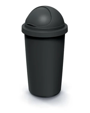 Kosz na śmieci 30 litrów czarny Compacta R Roller