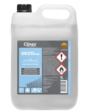 Żel do dezynfekcji rąk o zapachu mleczka kokosowego 5 l Clinex