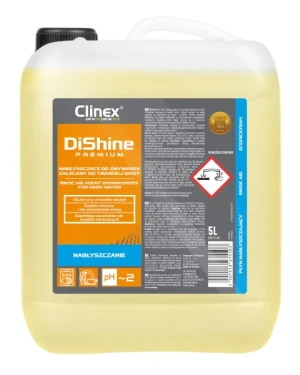 Nabłyszczacz do zmywarek w twardą wodą 5 litrów Clinex DiShine