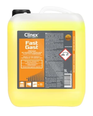 Płyn do usuwania tłustych zabrudzeń 5 litrów Clinex FastGast