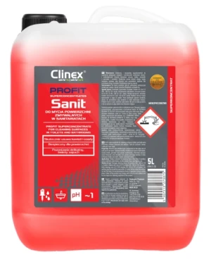 Koncentrat do mycia sanitariatów 5 litrów Clinex Profit Sanit