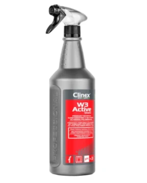 Płyn do mycia pomieszczeń sanitarnych 1 litr W3 Active Shield Clinex