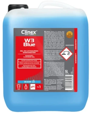 Żel do czyszczenia urządzeń sanitarnych 5 litrów Clinex W3 Blue