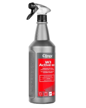 Preparat do mycia sanitariatów i łazienek 1 litr Clinex W3 Active Bio