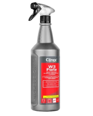 Płyn do mycia łazienek i sanitariatów 1 litr Clinex W3 Forte