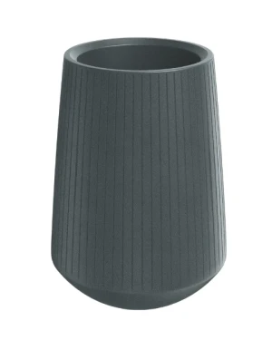 Donica dekoracyjna grafitowa 40 cm Ethick Coro Bowl High