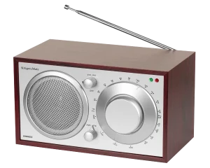 Radio domowe analogowe AM FM klasyczne drewniane Kruger&Matz