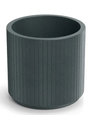 Donica dekoracyjna grafitowa 40 cm Ethick Coro Round