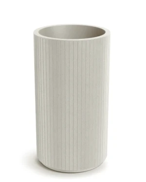 Donica wysoka kremowa 40 cm Ethick Coro Round High