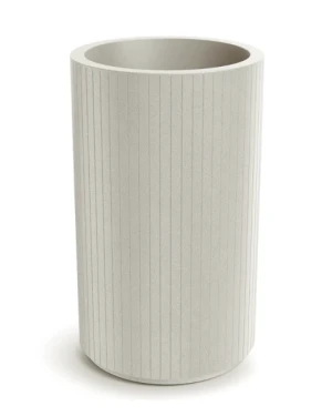 Donica wysoka kremowa 48 cm Ethick Coro Round High