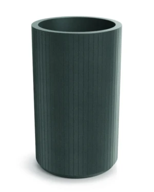 Donica wysoka grafitowa 48 cm Ethick Coro Round High