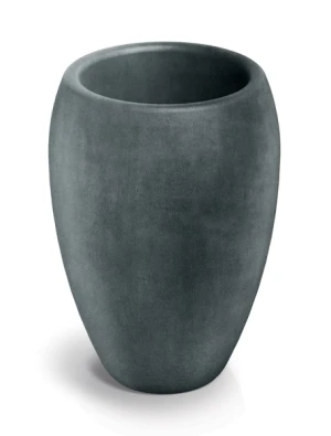 Donica wysoka grafitowa okrągła 40 cm Cano High Ethick