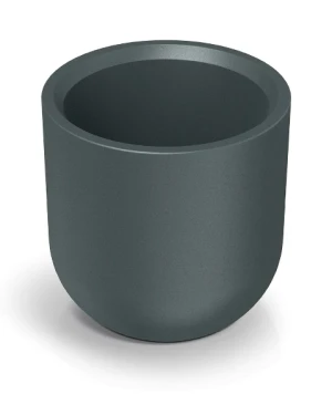 Donica okrągła grafitowa 40 cm Molta Round High