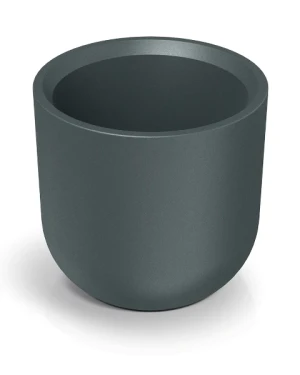 Donica okrągła grafitowa 48 cm Molta Round High