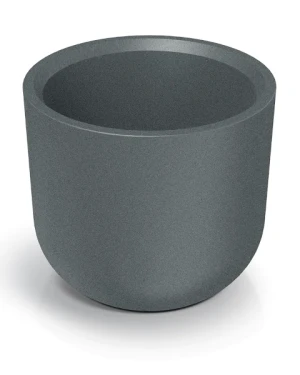 Donica okrągła szara 60 cm Molta Round High