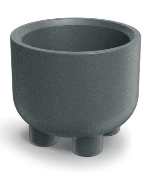 Donica na nóżkach szara 48 cm Molta Round