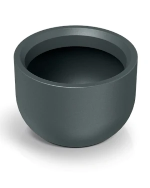 Donica okrągła grafitowy 40 cm Molta Round