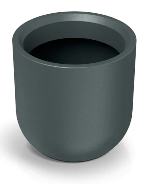 Donica dekoracyjna grafitowa 40 cm Molta Round High