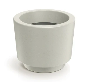 Donica okrągła kremowa ozdobna 30 cm Splito Round Ethick