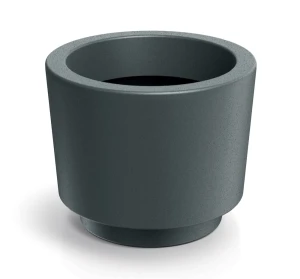 Donica okrągła grafitowa 30 cm Splito Round Ethick