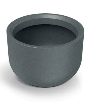 Donica okrągła szara 60 cm Molta Round