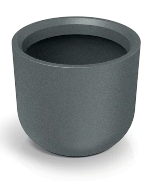 Donica dekoracyjna szara 60 cm Molta Round High
