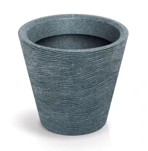 Doniczka dekoracyjna szara 40 cm Tubra Round Ethick