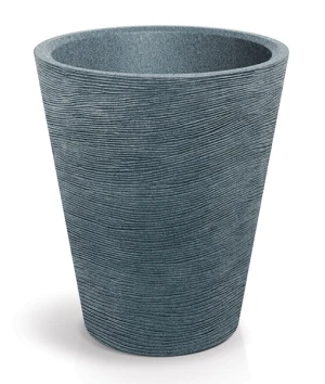 Donica wysoka szara 60 cm Tubra Round Ethick