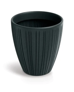 Donica okrągła czarna 30 cm Fero Round Midl