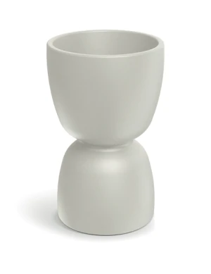 Donica klepsydra kremowa 40 cm Duala Round Midl Ethick