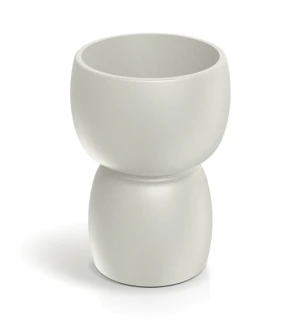 Doniczka ozdobna kremowa 30cm Duala Round Ethick