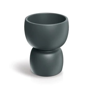 Donica kielich grafitowa 40 cm Duala Round Ethick