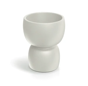 Donica dekoracyjna kremowa 40 cm Duala Round Ethick