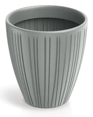 Donica ozdobna szary beton 48 cm Fero Round Midl