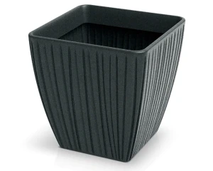 Donica dekoracyjna grafitowa 40 cm Fero Square