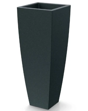 Donica wysoka czarna 100 cm Mooda Square High