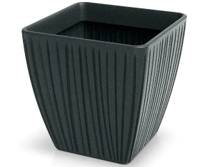 Donica dekoracyjna grafitowy 48 cm Fero Square