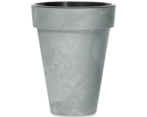Doniczka wysoka 44 cm szara Cube Slim Beton Effect Prosperplast
